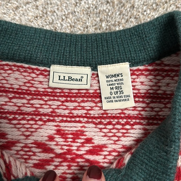 Vintage LL Bean Nordic Christmas Sweater - Picture 3 of 3